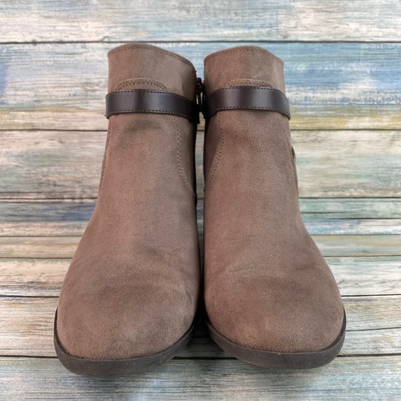 Unisa Laylay Gray Fabric Ankle Boots - Picture 3 of 12